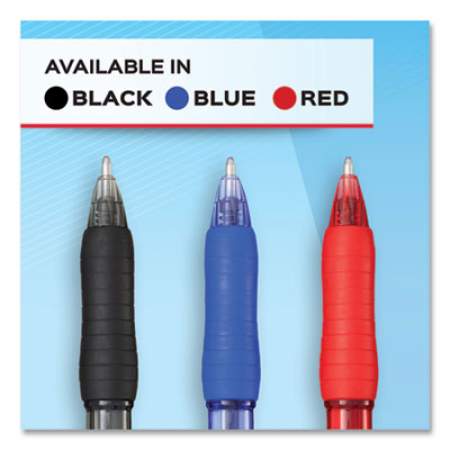 Paper Mate Profile Ballpoint Pen, Retractable, Medium 1 mm, Blue Ink, Translucent Blue Barrel, Dozen (2095462)