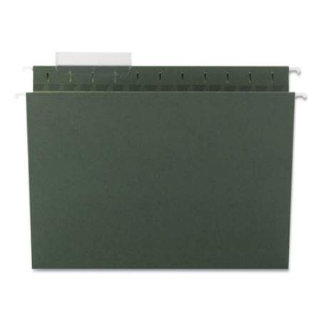 Smead TUFF Hanging Folders with Easy Slide Tab, Letter Size, 1/3-Cut Tab, Standard Green, 20/Box (64036)