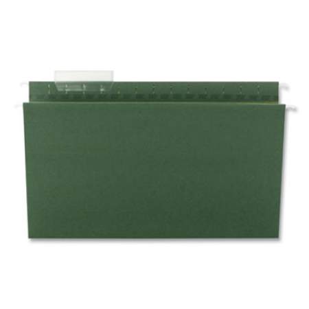 Smead TUFF Hanging Folders with Easy Slide Tab, Legal Size, 1/3-Cut Tab, Standard Green, 20/Box (64136)