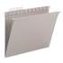 Smead TUFF Hanging Folders with Easy Slide Tab, Letter Size, 1/3-Cut Tab, Steel Gray, 18/Box (64092)