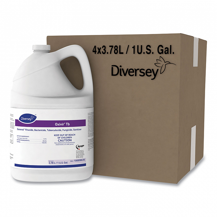 Oxivir TB, Natural Cherry Almond Scent, 3.78 L Container, 4/Carton (100898636)