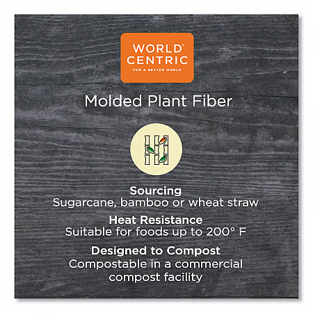 PFAS Fiber Trays, 8.3 x 4.9 x 0.7, Natural, Paper, 500/Carton (TRSC17S)