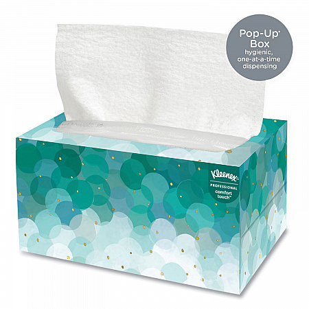 Ultra Soft Hand Towels, POP-UP Box, 1-Ply, 9 x 10, White, 70/Box (11268)