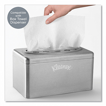 Ultra Soft Hand Towels, POP-UP Box, 1-Ply, 8.9 x 10, White, 70/Box, 18 Boxes/Carton (11268CT)