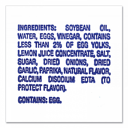 Mayo Real Mayonnaise, 0.44 oz Packet, 200/Box (22001118)