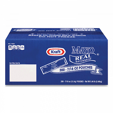Mayo Real Mayonnaise, 0.44 oz Packet, 200/Box (22001118)