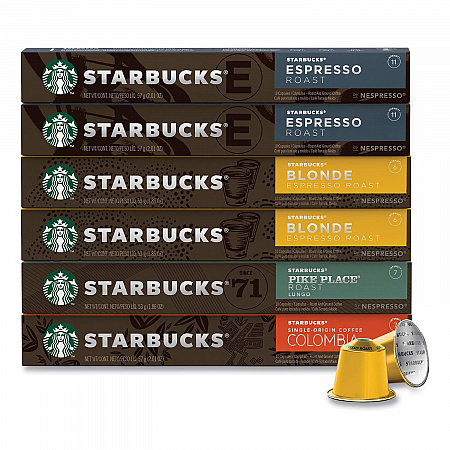 Pods Variety Pack, Blonde Espresso/Colombia/Espresso/Pikes Place, 60 Pods/Pack (22001153)