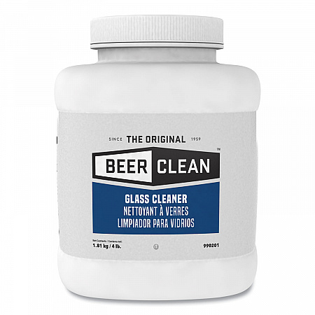 Beer Clean Glass Cleaner, Powder, 4 lb Bucket, 2/Carton (990201)