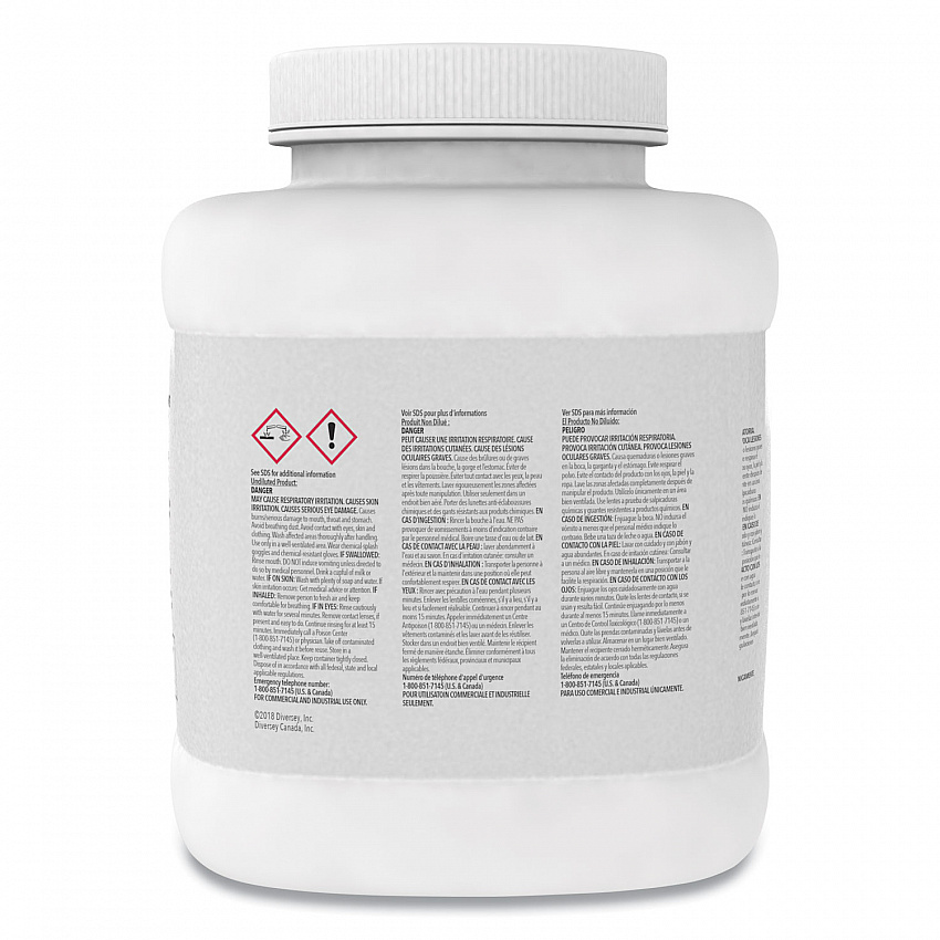 Beer Clean Glass Cleaner, Powder, 4 lb Bucket, 2/Carton (990201)
