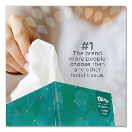 Kleenex Boutique White Facial Tissue, 2-Ply, Pop-Up Box, 95 Sheets/Box, 6 Boxes/Pack (21271)