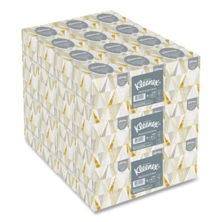 Kleenex Boutique White Facial Tissue, 2-Ply, Pop-Up Box, 95 Sheets/Box, 3 Boxes/Pack, 12 Packs/Carton (21200CT)