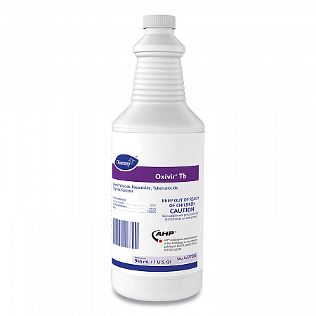 Oxivir TB One-Step Disinfectant Cleaner, Unscented, 32 oz Bottle, 12/Carton (4277285)