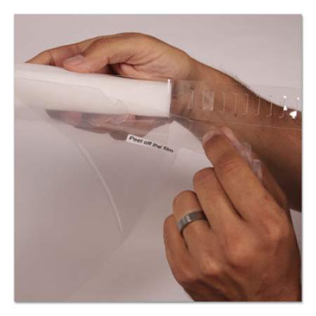 deflecto Disposable Face Shield, 13 x 10, One Size Fits All, Clear, 100/Carton (PFMD100F)