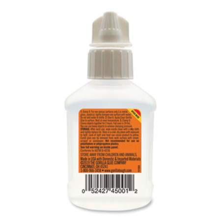 Clear Gorilla Glue, 1.75 oz, Dries Clear (4500101)