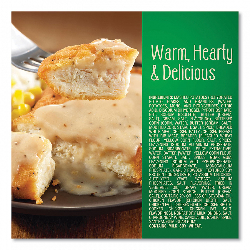 Country Fried Chicken and Gravy, 13.1 oz Bowl, 5/Pack (90300169)