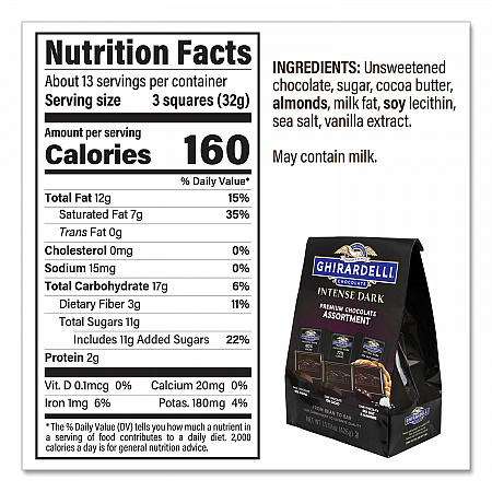 Intense Dark Chocolate Premium Collection, 15.01 oz Bag (22001102)