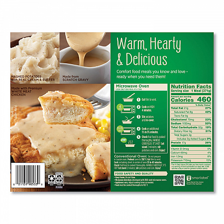 Country Fried Chicken and Gravy, 13.1 oz Bowl, 5/Pack (90300169)