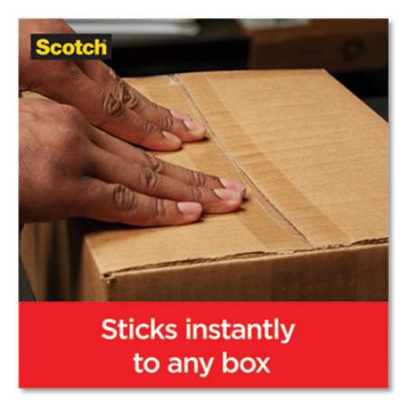Scotch Box Lock Shipping Packaging Tape, 3" Core, 1.88" x 54.6 yds, Clear, 6/Pack (39506)