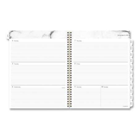 Cambridge BIANCA WEEKLY/MONTHLY PLANNER, 11 X 8.5, GRAY MARBLED, 2021 (1461905)