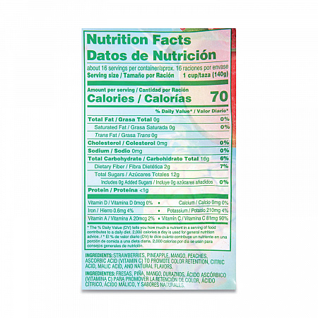 Frozen Mixed Fruit, 5 lb Bag (90300157)