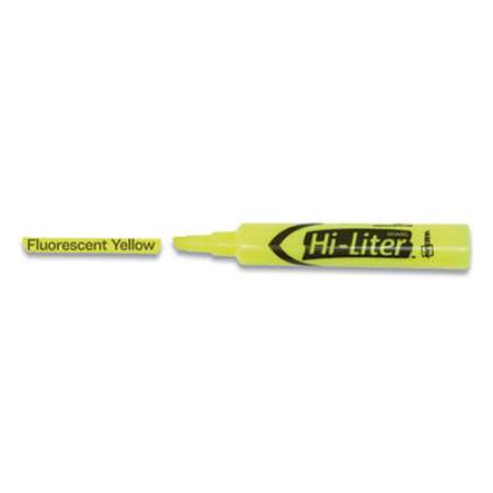 Avery HI-LITER Desk-Style Highlighters, Fluorescent Yellow Ink, Chisel Tip, Yellow/Black Barrel, 200/Box (24130)
