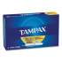 Tampax Cardboard Applicator Tampons, Regular, 10/Box (1702131)