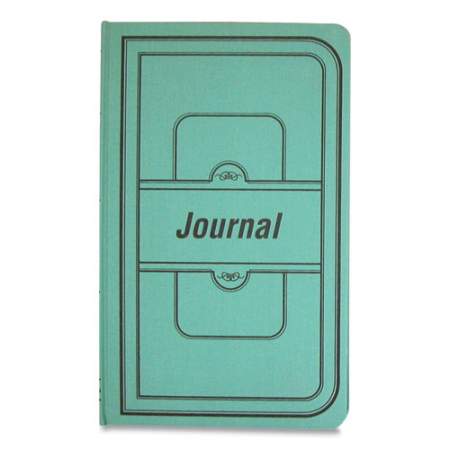 National Tuff Series Accounting Journal, Green Cover, 7.63 x 12.13, 300 White Pages (807342)