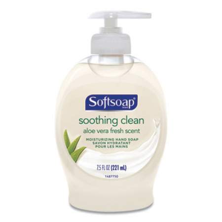 Softsoap Moisturizing Hand Soap, Aloe, 7.5 oz Bottle, 6/Carton (45634)