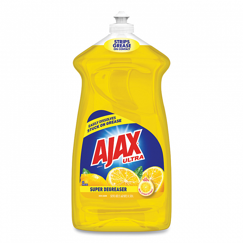 Dish Detergent, Lemon Scent, 52 oz Bottle, 6/Carton (49861)