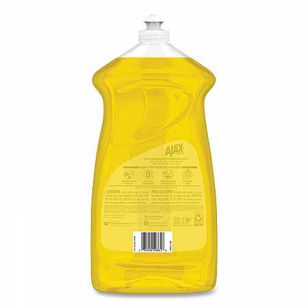 Dish Detergent, Lemon Scent, 52 oz Bottle, 6/Carton (49861)