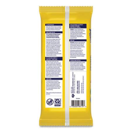 Fabuloso Multi Purpose Wipes, Lemon, 7 x 7, 24/Pack, 12 Packs/Carton (98719)