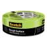 Scotch Rough Surface Extra Strength Painter's Tape, 3" Core, 1.41" x 60.1 yds, Green (206036AP)