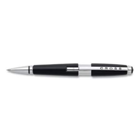 Cross Edge Retractable Gel Pen, Medium 0.7 mm, Black Ink, Black Barrel (896413)