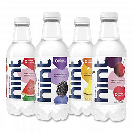 Flavored Water Variety Pack, 3 Blackberry, 3 Cherry, 3 Pineapple, 3 Watermelon, 16 oz Bottle, 12 Bottles/Carton (00149)