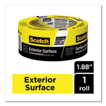 Scotch Exterior Surface Weatherproof Painter's Tape, 1.88 x 45 yds, Yellow (24449088)