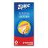 Ziploc Seal Top Bags, 1 gal, 10.75" x 10.56, Clear, 75/Pack, 2 Packs/Box (24442308)