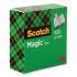 Scotch Magic Tape Refill, 1" Core, 1" x 36 yds, Clear (81011296)