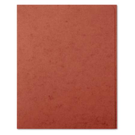 AbilityOne 7530014840001 SKILCRAFT Tri-Fold File Folders, Straight Tab, Letter Size, Red, 10/Pack