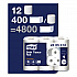 Premium Poly-Pack Bath Tissue, Septic Safe, 2-Ply, White, 400 Sheets/Roll, 12 Rolls/Pack, 4 Packs/Carton (2465412)