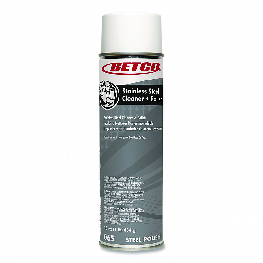 Stainless Steel Cleaner and Polish, 16 oz Aerosol Spray, 12/Carton (652300)