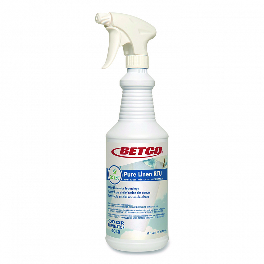 Pure Linen RTU Odor Eliminator, Pure Linen, 32 oz Spray Bottle, 6/Carton (40307000)