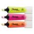 Sharpie Clearview Tank-Style Highlighter, Assorted Ink Colors, Chisel Tip, Assorted Barrel Colors, 3/Pack (240797)