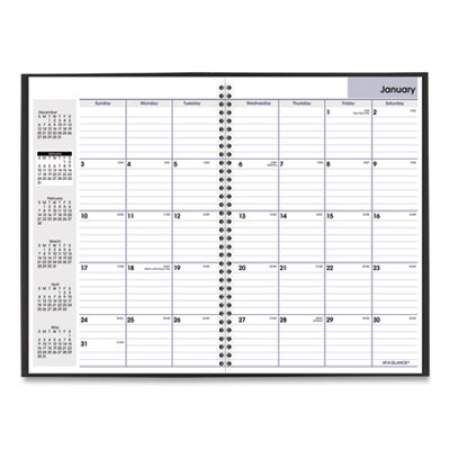 AT-A-GLANCE DayMinder Monthly Planner, Ruled Blocks, 12 x 8, Black Cover, 14-Month (Dec to Jan): 2021 to 2023 (SK200)