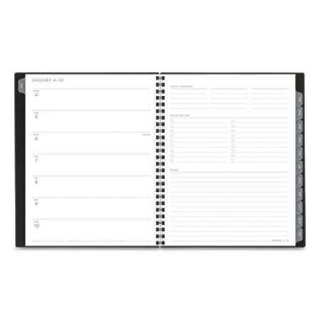 AT-A-GLANCE Elevation Poly Weekly/Monthly Planner, 8.75 x 7, Black Cover, 12-Month (Jan to Dec): 2022 (75951P05)