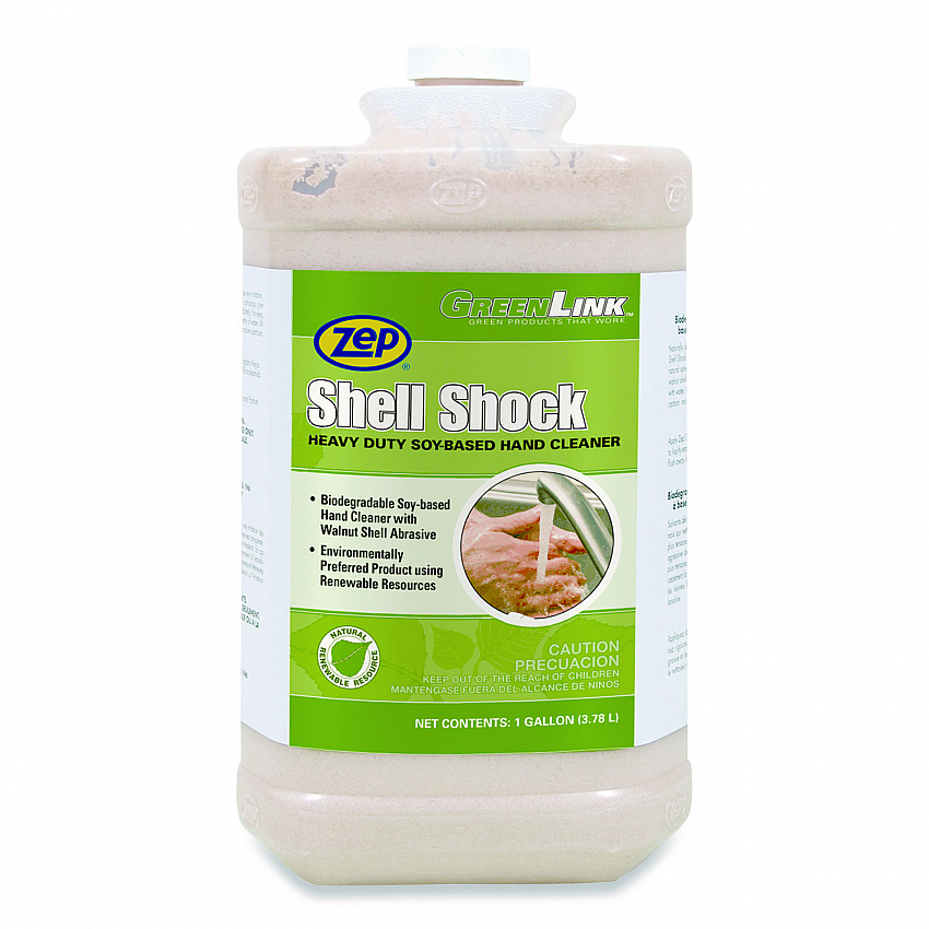 Shell Shock Heavy Duty Soy-Based Hand Cleaner, Cinnamon Scent, 1 gal, 4/Carton (318524)