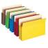 Smead Colored File Pockets, 3.5" Expansion, Letter Size, Assorted, 5/Pack (73892)