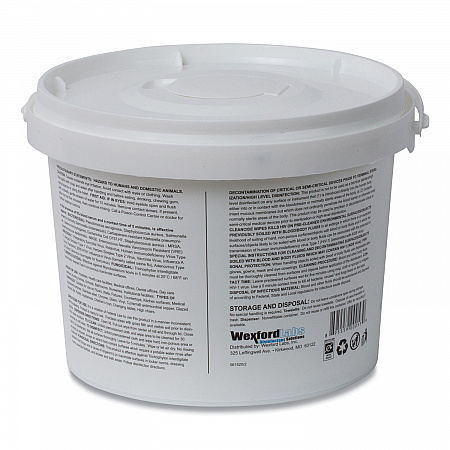 CleanCide Disinfecting Wipes, 1-Ply, 8 x 5.5, Fresh Scent, White, 400/Tub, 4 Tubs/Carton (3130B400DCT)