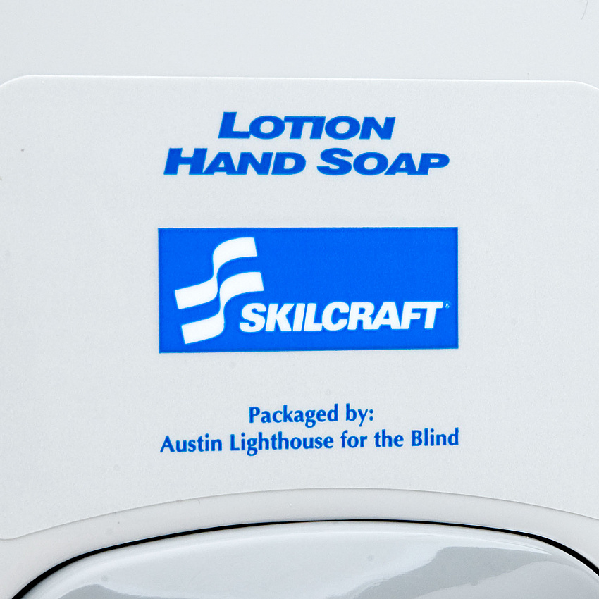 4510015219872, SKILCRAFT GOJO Lotion Soap Wall-Dispenser, 1,000 mL, 5 x 4 x 10, Dove Gray (5219872)