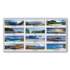 House of Doolittle Earthscapes Recycled Monthly Desk Pad Calendar, Coastlines Photos, 22 x 17, Black Binding/Corners,12-Month (Jan-Dec): 2022 (178)