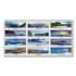 House of Doolittle Earthscapes Recycled Monthly Desk Pad Calendar, Coastlines Photos, 18.5 x 13, Black Binding/Corners,12-Month (Jan-Dec): 2022 (1786)